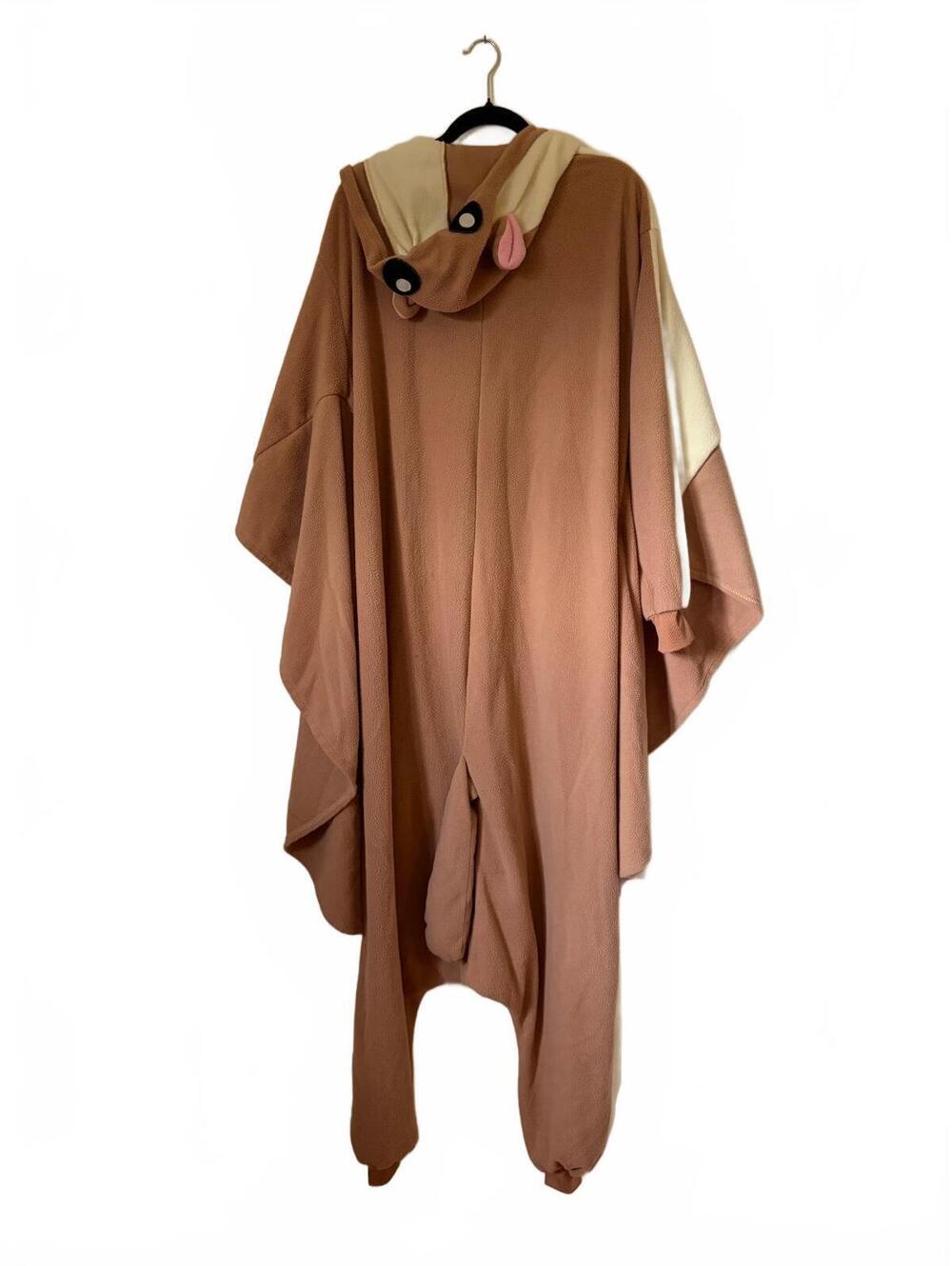 Flying Squirrel Adult Onesie with Hood